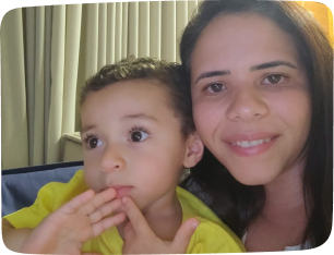 Érika, mãe de Pedro